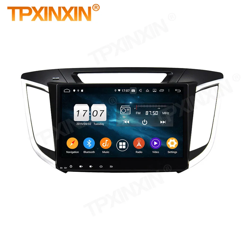 

4+128G Carplay 2 Din Android 10 Stereo Receiver For Hyundai IX25 2014 2015 2016 2017 2018 GPS Video Radio Audio Player Head Unit