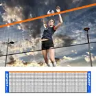 Сетка для игр, простая настройка, прочная нейлоновая сетка для волейбола из полиэстера для тенниса, пиклебола, тренировок, занятий спортом на открытом воздухе