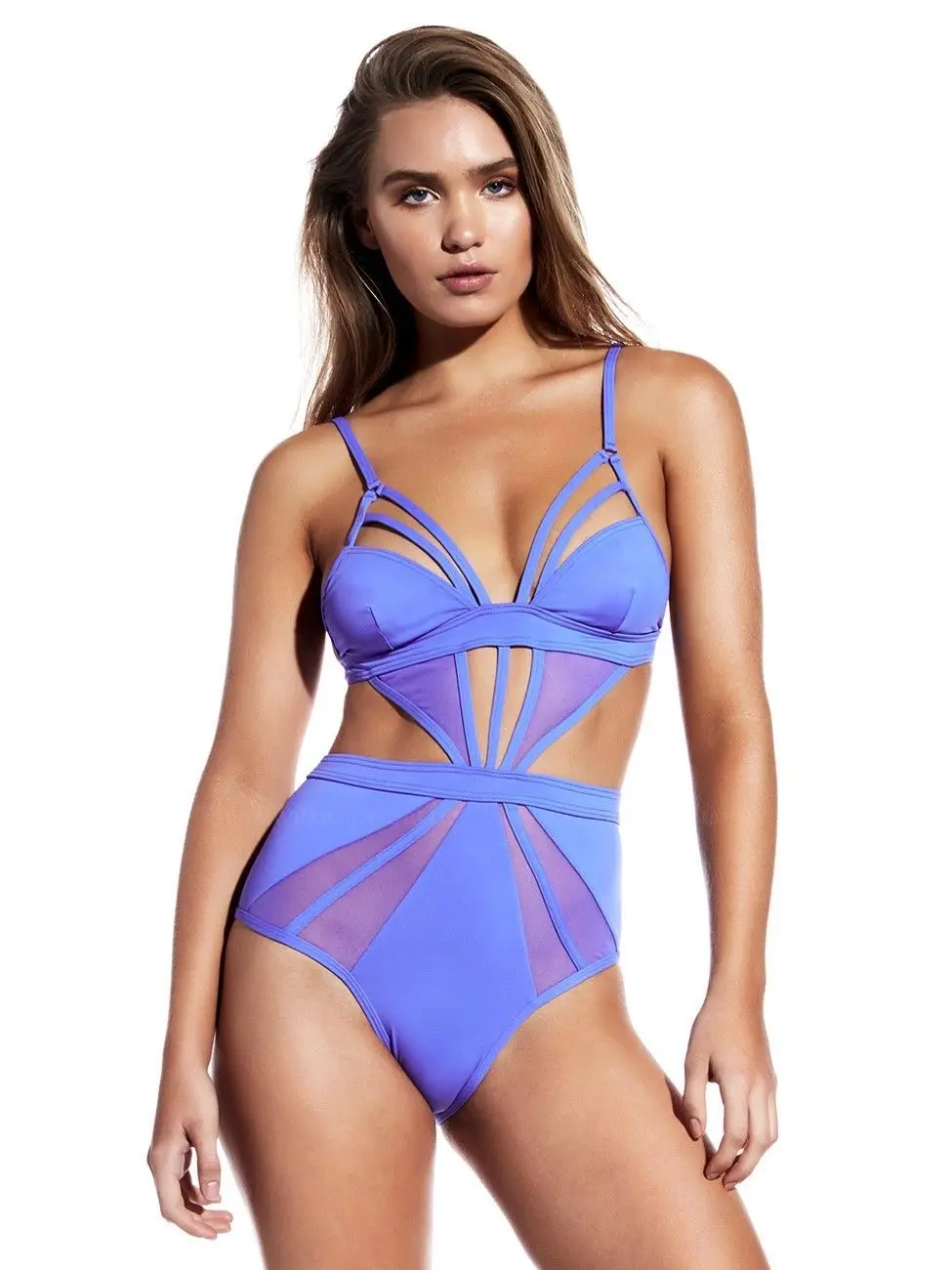 Новый женский цельный купальник Badpak Цельный из чистой пряжи сексуальный