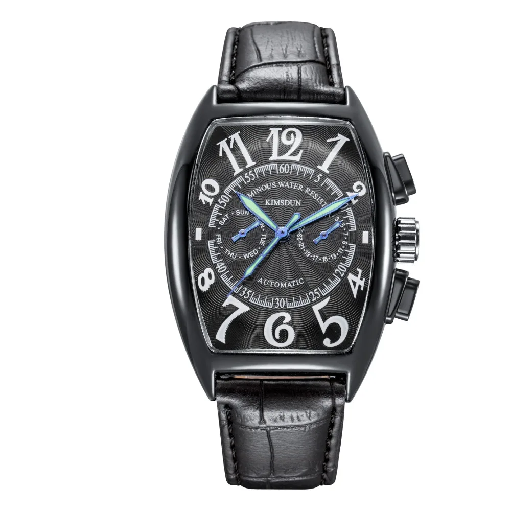Relojes Para Hombre KIMSDUN модные брендовые мужские часы повседневные светящиеся