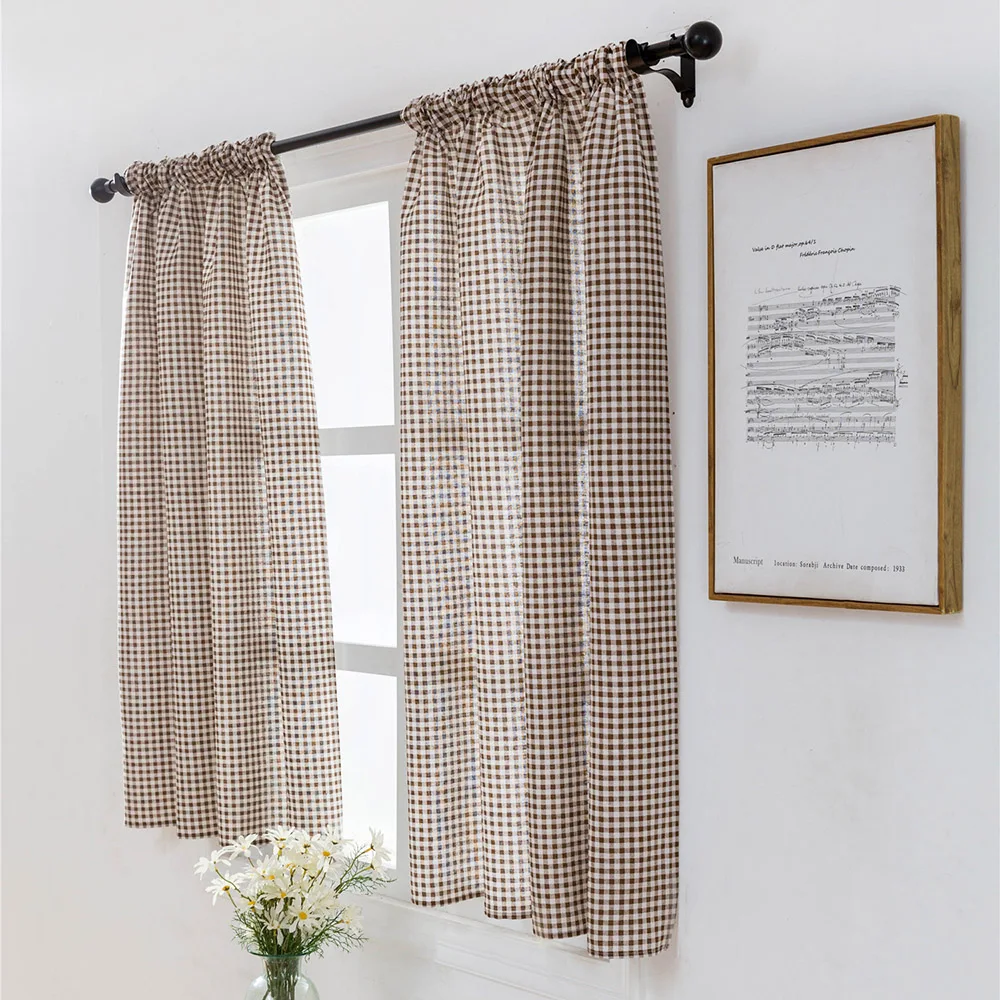 Цветные полосы 100*130 см полузатемняющие оконные шторы балдахин из полиэстера