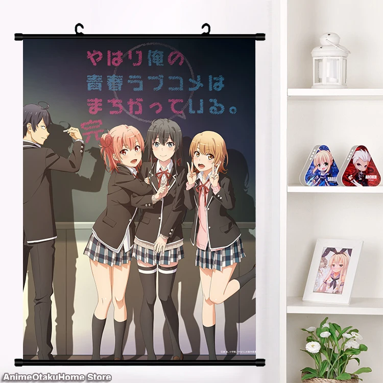 Аниме орегариу Сезон 3 ишики Ироха юйгахама Юи юкиношита юкино манга настенный