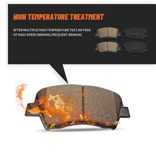 Передние керамические тормозные колодки 4 шт. подходят для Toyota 4runner 1996-2002 Tacoma 1995-1998