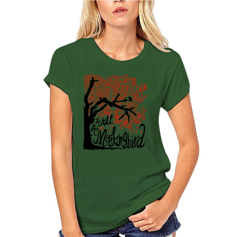 

Men Tshirt Mockingbird To Kill A Mockingbird T Shirt Printed T-Shirt Tees Top