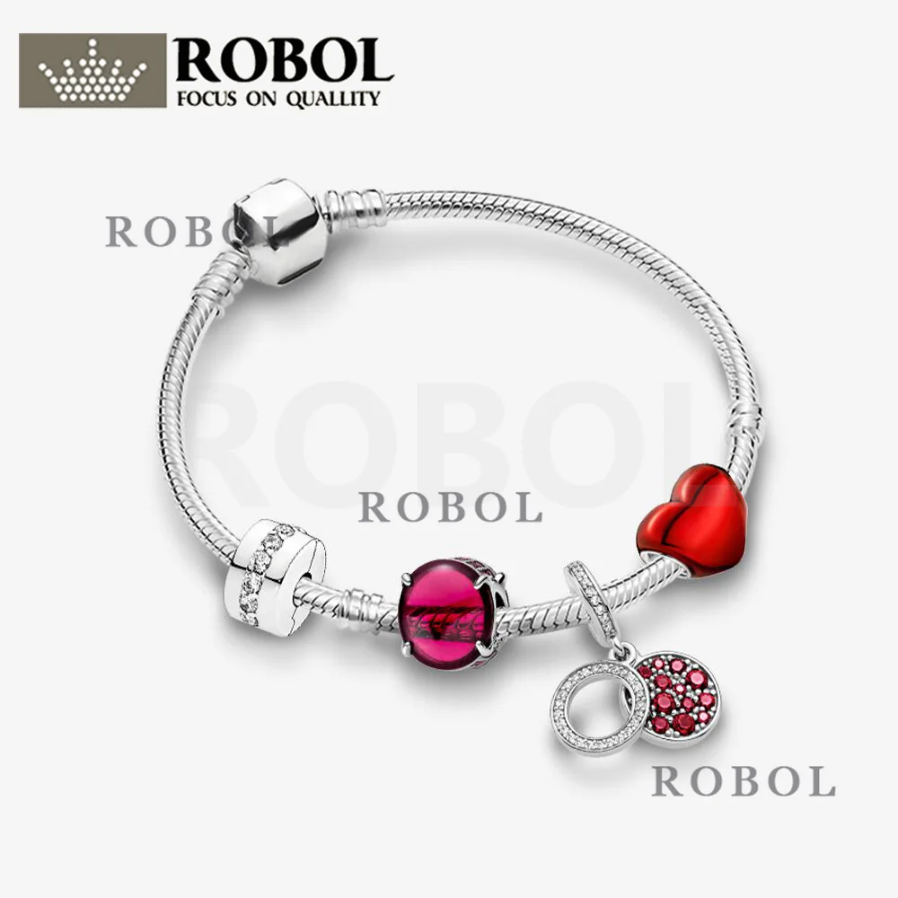 

PDB SL Высокое качество 925 серия новый продукт Стерлинговое Серебро модный Шарм-браслет DIY бисер Шарм женский браслет ювелирные изделия подаро...