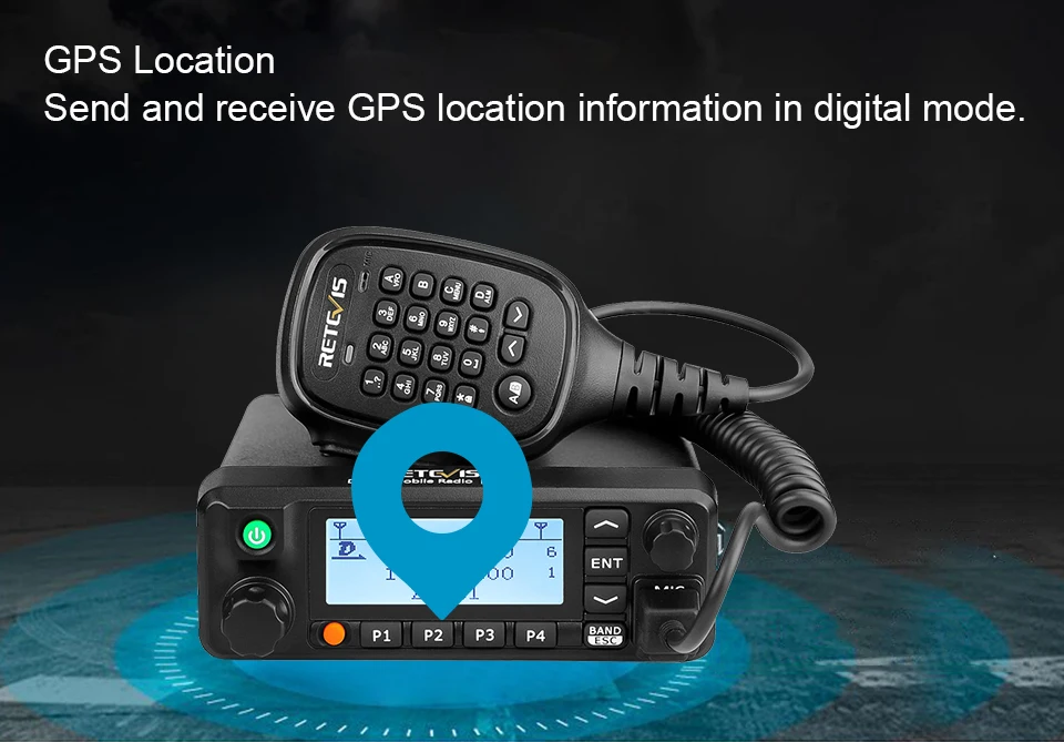 Retevis RT90 DMR цифровой мобильный двухстороннее радио автомобиль иди и болтай Walkie Talkie трансивер 50 Вт Dual Band Dual Time slot Ham радиолюбителей+ USB кабель
