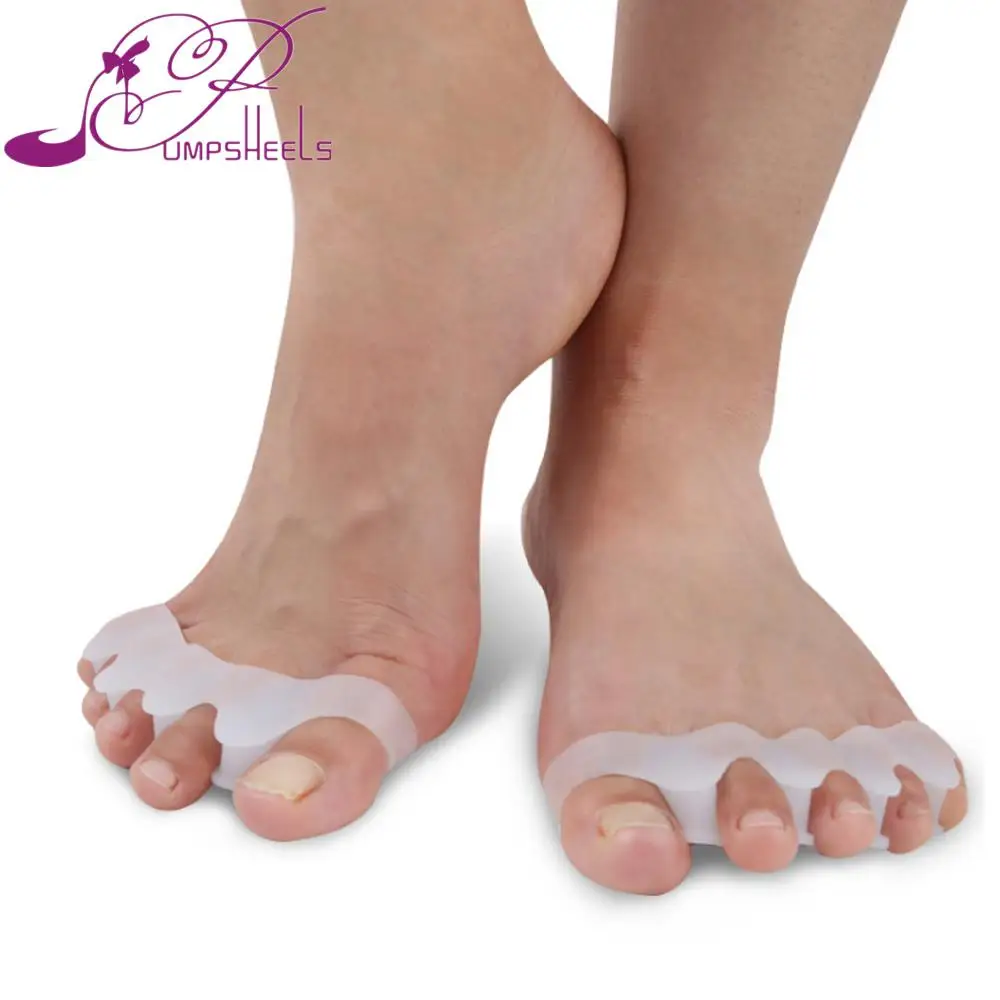 

1 Pair Silicone Foot Care Inserts Pad Bunion Protector Toe Separators Straightener Spreader Correctors Hallux Valgus Correction