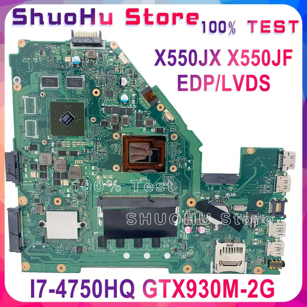 KEFU X550JF Материнская плата ASUS X550JD X550JK FX50J X550J W50J X550JX материнская для ноутбука