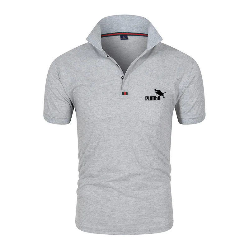 

2021 new spring and summer shirts men's short-sleeved advertising shirts European and American popular fashion popular polo shir