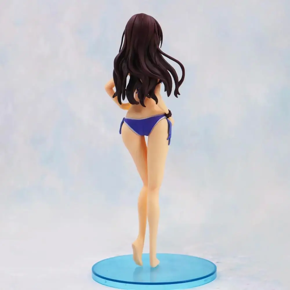 Аниме 23 см Saenai Heroine No Sodate kata Eriri Spencer Sawamura/Kasumigaoka Utaha пикантный купальник бикини ПВХ