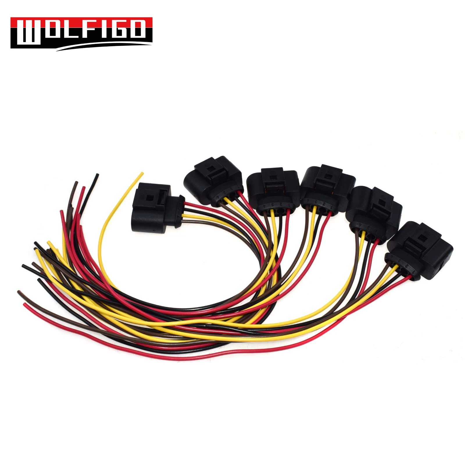 WOLFIGO новый комплект для ремонта катушки зажигания жгут проводов AUDI /VW /SKODA SEAT /FORD