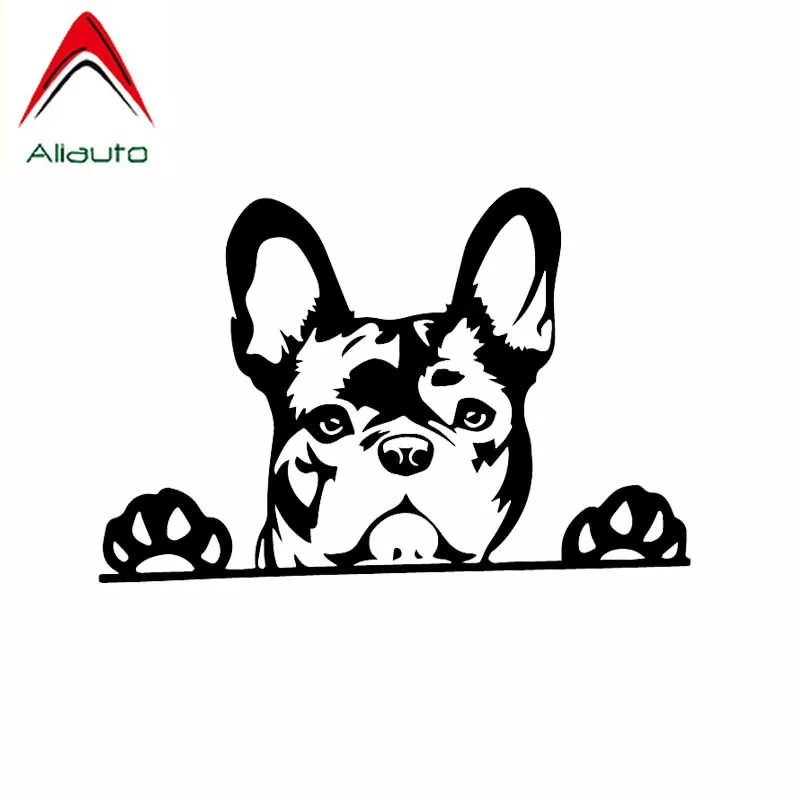 Aliauto креативные автомобильные стикеры виниловые лапы Французский бульдог Frenchie