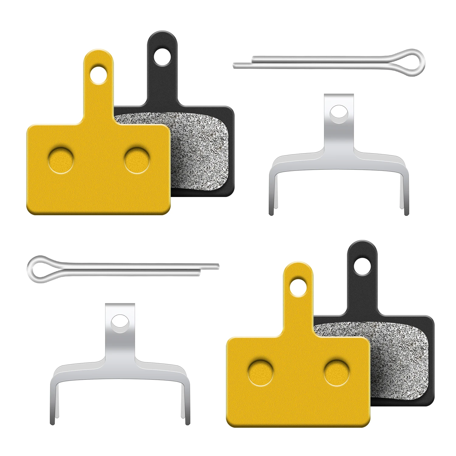 4 пары велосипедных гидравлических дисковых тормозов из металлического сплава