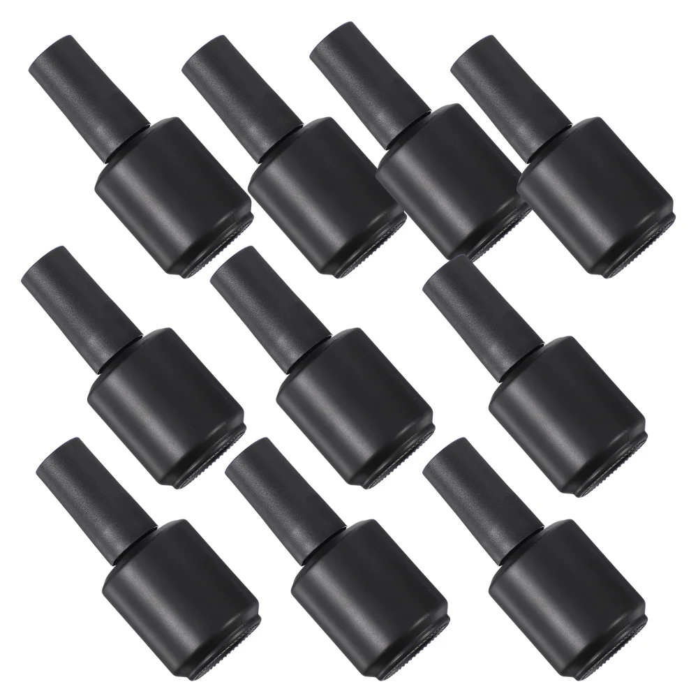 

10pcs Glass Nail Bottles Nail Art Supplies Nail Polish Container Dispenser