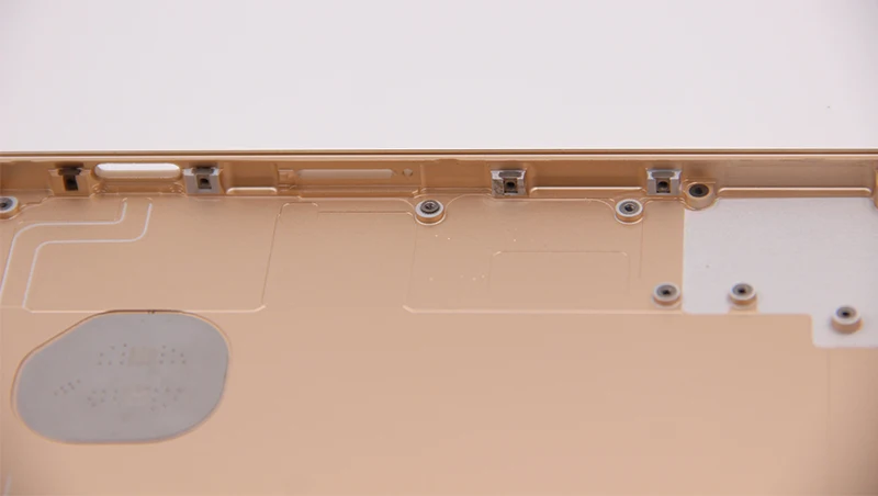 Крышка батарейного отсека для iphone 6 6s Plus задняя дверь корпус средняя Рамка Замена Задняя крышка корпуса для iphone 6 6s Plus с логотипом