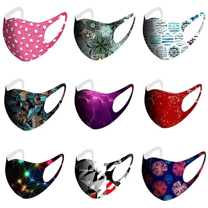 Тройной многослойное Тканевая маска для лица с фильтром карман нос провода