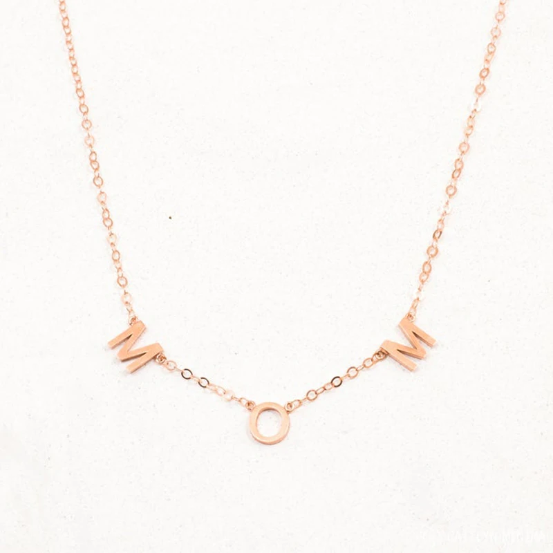 Lateefah ожерелье с буквами для женщин можно украсить ювелирными изделиями из