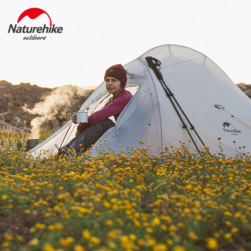 Палатка Naturehike Cloud Up туристическая Ультралегкая портативная двухслойная