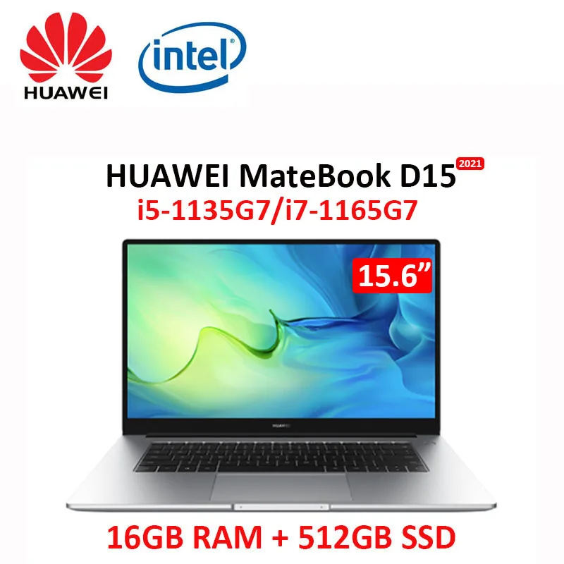 ноутбук huawei matebook d 15 2021 дюймов 156 дюймов