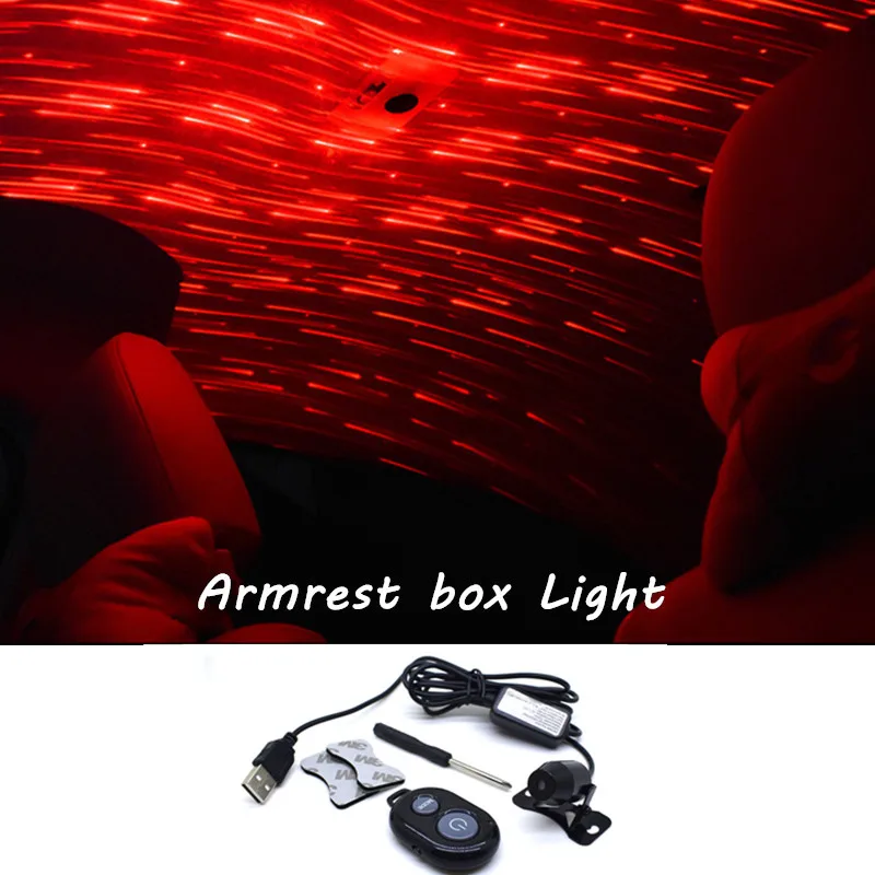 Новые роскошные запчасти автомобиля лампы 12V USB светодиодный RGB Цвета лампа для