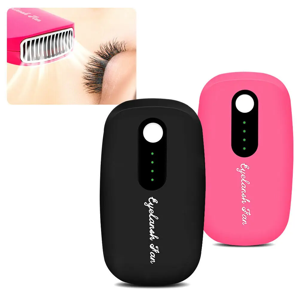 

Portable Fast Mini Fan Electric Blower Eyelash Extension Glue Dryer False Lash Auxiliary Double Eyelid Glue Dryer Makeup Tool