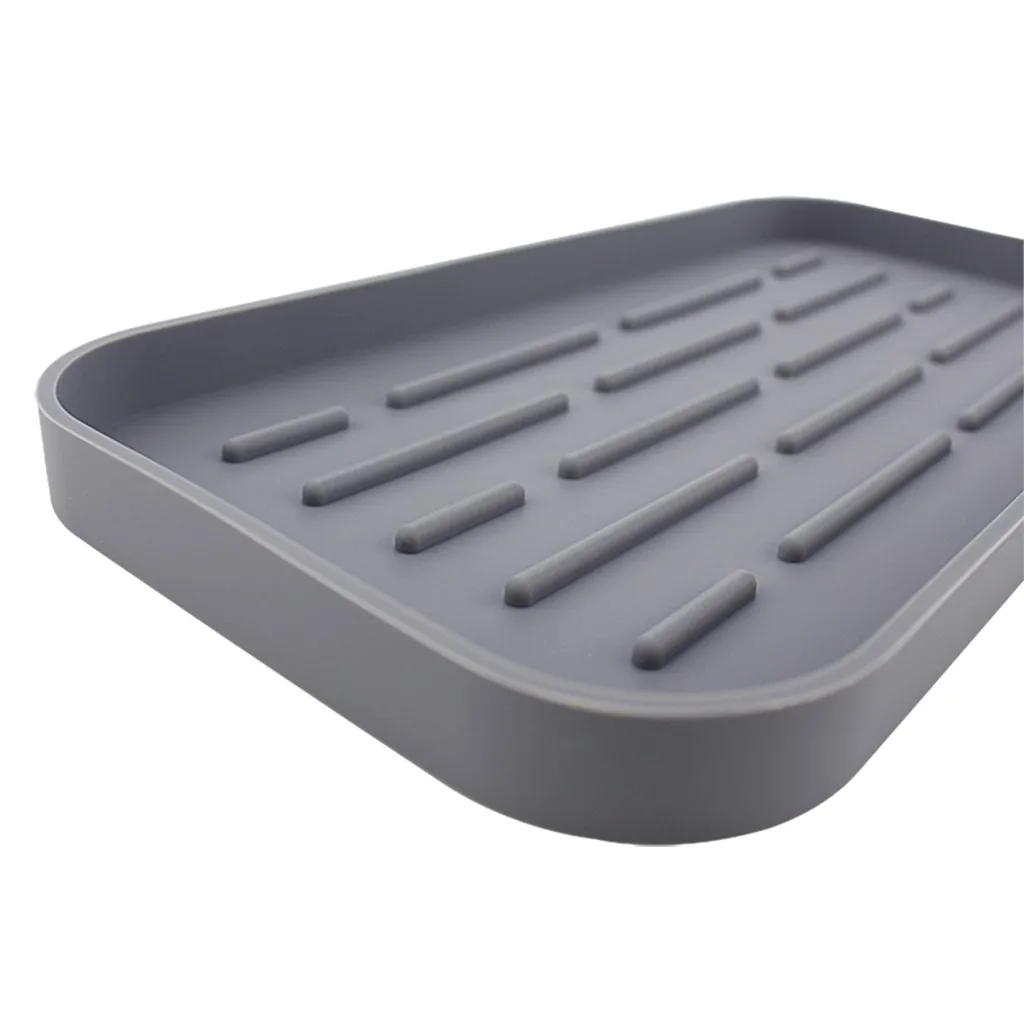Best selling 2019 products Bar Silicone Outflow Pad Drying Mat Dish Kitchen Thick Counter Deep Grooves Dry support#25 | Дом и сад