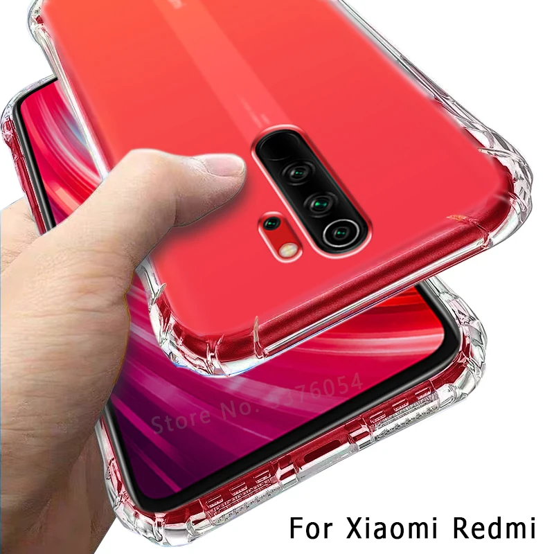Противоударный чехол для Xiaomi Redmi Note 9s 8 7 6 K20 K30 7A 8A 6A Pro силиконовый из ТПУ Mi 10 9T 9se A2 A3