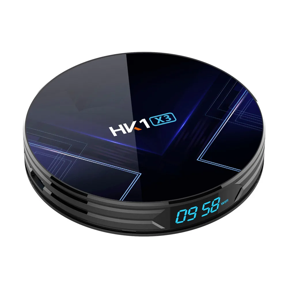 HK1 X3 8K медиаплеер Android 9 0 Smart tv Box Amlogic S905X3 четырехъядерный телеприставка Поддержка
