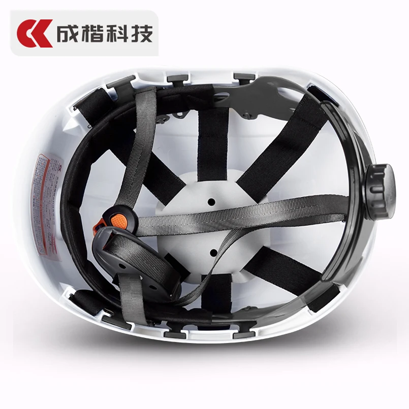 

CK Tech.Protective Helmet for Construction Worker Damping Cotton 6-Point Suspension Clear vision Rescue Helmet Climbing Hard Hat