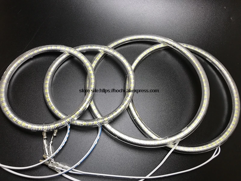 HochiTech для Volkswagen VW Гольф 4 1998-2004 ультра яркие красные/зеленые/Белый светодиодный ангельские глазки 12 В halo Кольцо Комплект дневного светильник дневные ходовые огни