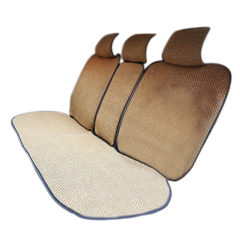 Большой размер льняной Чехол-протектор на автомобильное сиденье льняное заднее