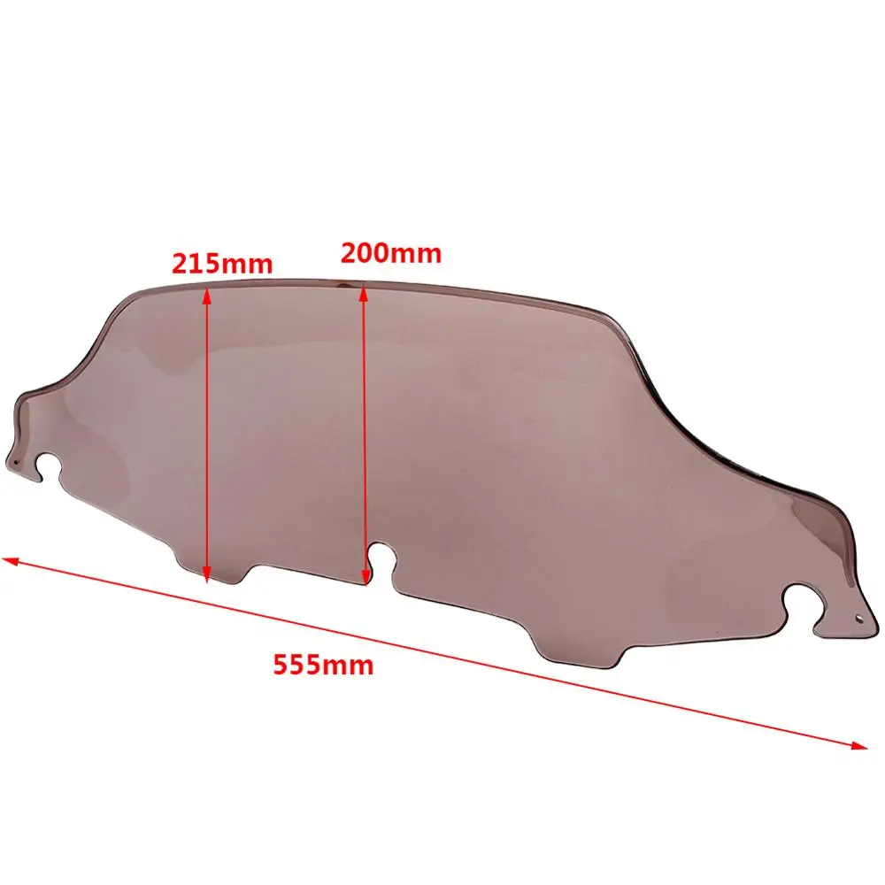 6&quot Smoke Wave Windshield Fairing Windscreen Fit For Harley Touring Electra Street Glide FLHX FLHT 1996-2013 | Автомобили и