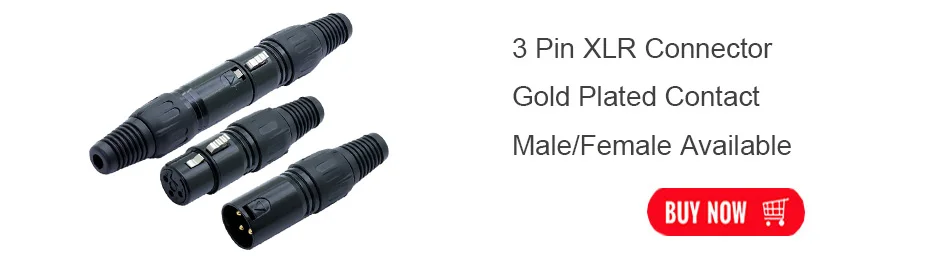 20 шт./10 комплектов 10 шт. 3 Pin XLR Female Jack+ 10 шт. штекер Профессиональный 3-полюсный XLR разъем микрофона оптом