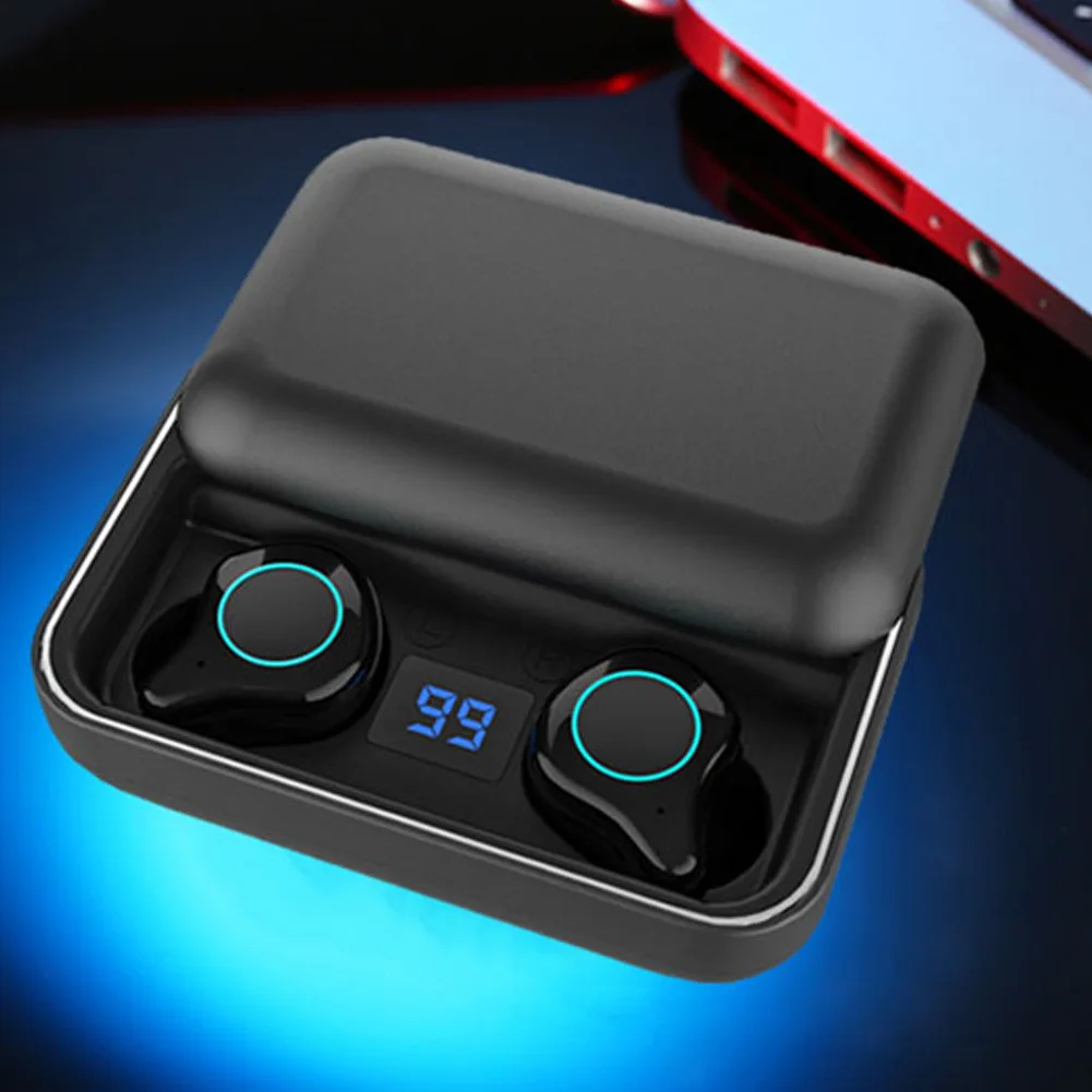 TWS R6 HD Call Bluetooth 5.0 Earphone Touch Control Waterproof True Wireless Earbuds Binaural Stereo Noise Reduction Headset | Мобильные