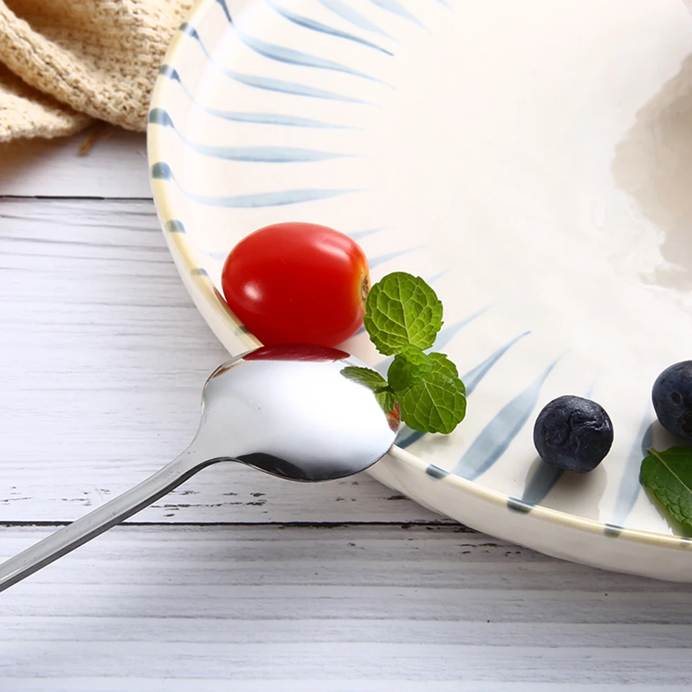 Ложка из нержавеющей стали 5 шт./компл. ложка для смешивания кофе с длинной ручкой