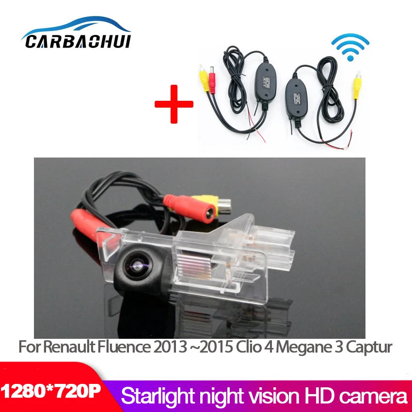 HD Fisheye Starlight Parking Car Reverse Camera For Renault Fluence 2013 2014 2015 Clio 4 Megane 3 Captur high quality RCA