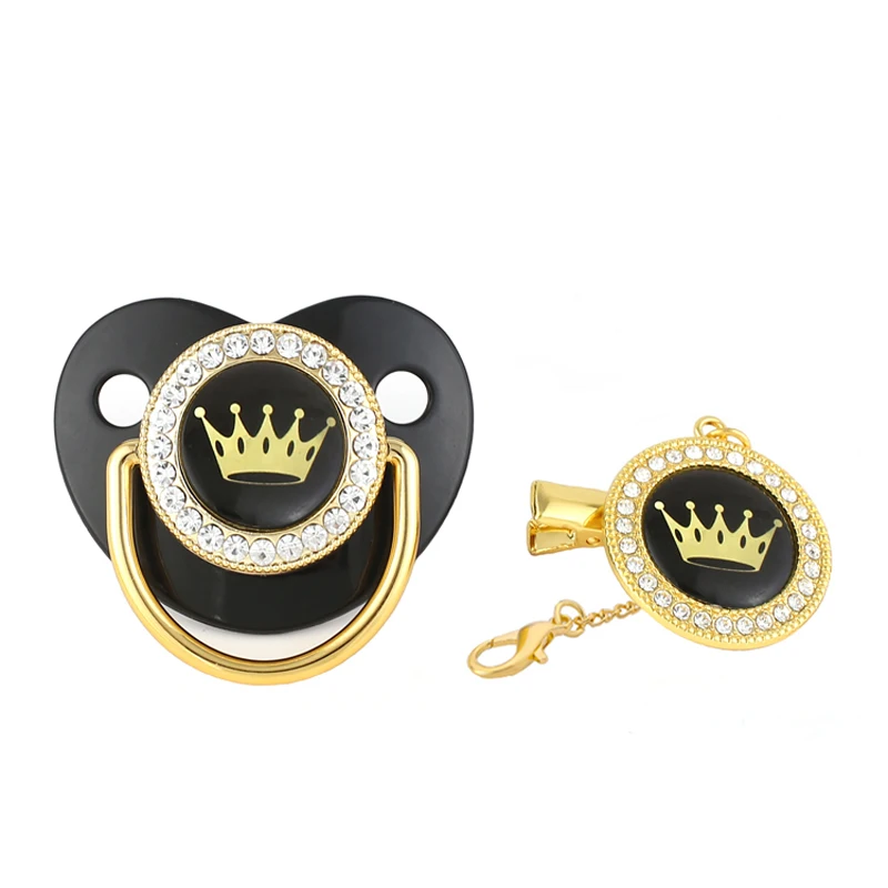 

BLINGONLY новый дизайн корона для девочек Стразы соска для младенца