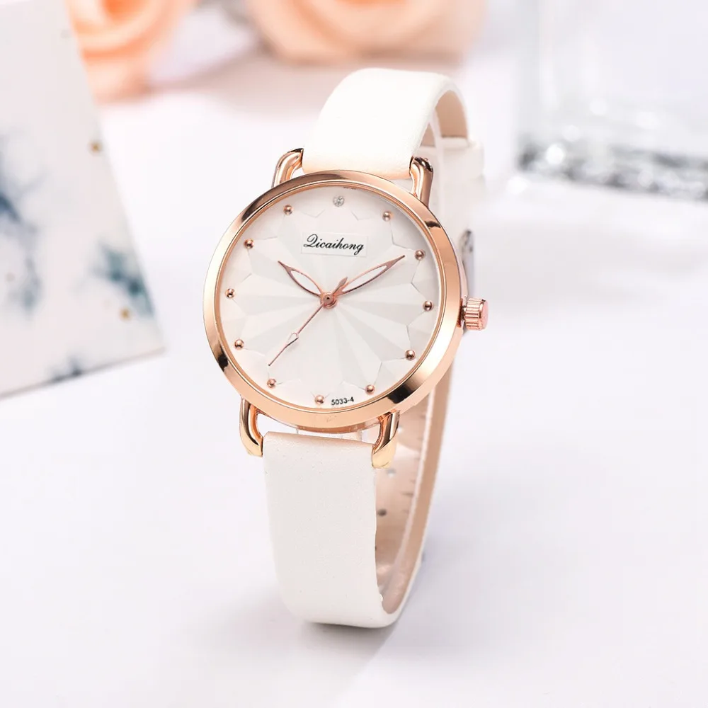 Женские Модные винтажный кожанный ремешок кварцевые часы Relogio Feminino женские повседневные спортивные часы Аналоговые Часы Montre Femme