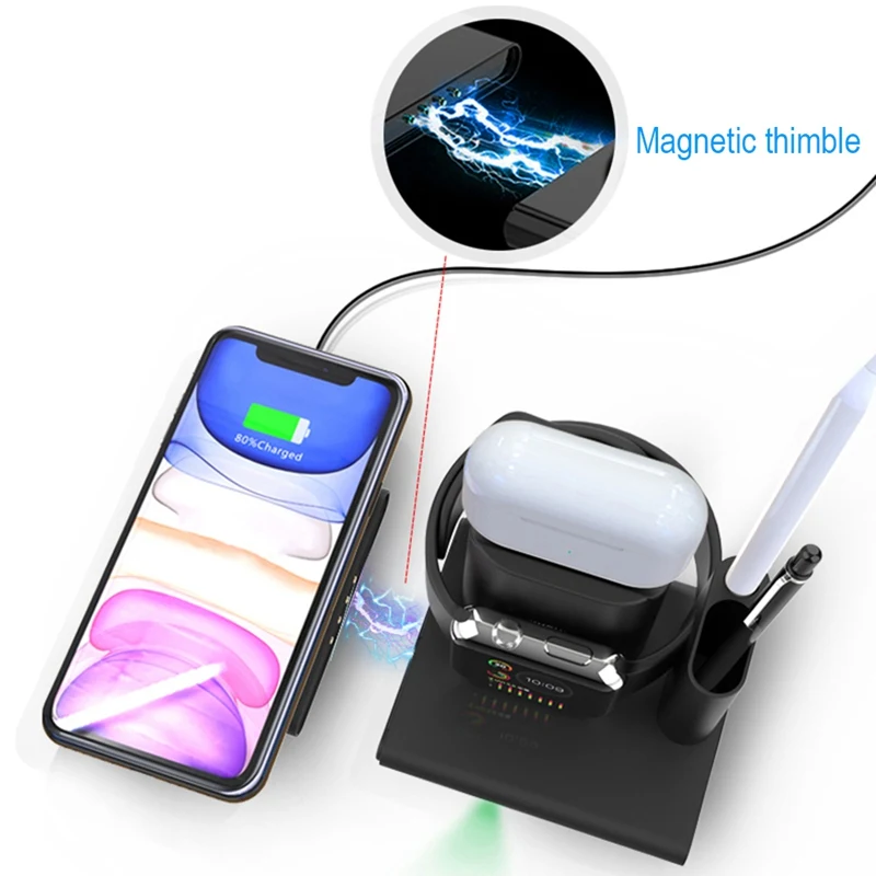 

Wireless Chargers Mobile Phone Fast Charge Wireless Full Of Function 3in1 Three-in-one Magnetic Wireless Charger .