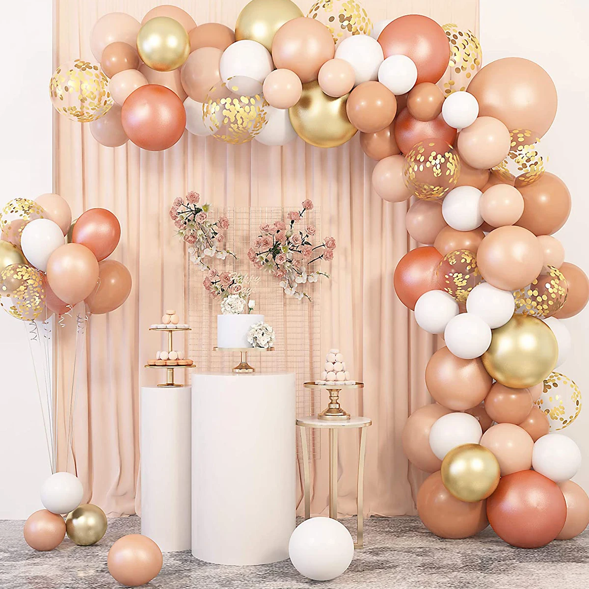 

Pink Balloon Garland Arch Kit Wedding Birthday Party Baloons Decoration Kids Birthday Ballon Girl Baby Shower Globos