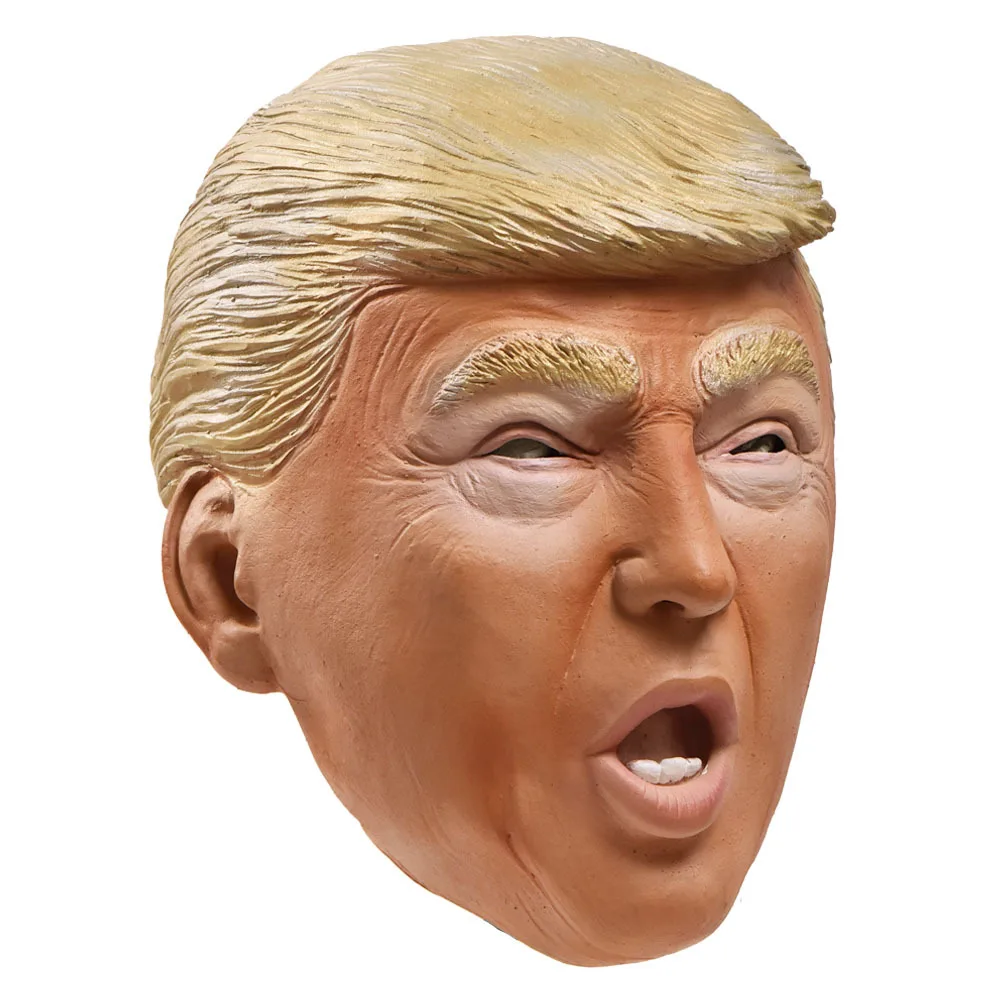 Mascarello маска Дональда Трампа рейва чистый костюм косплей латексные Реалистичные