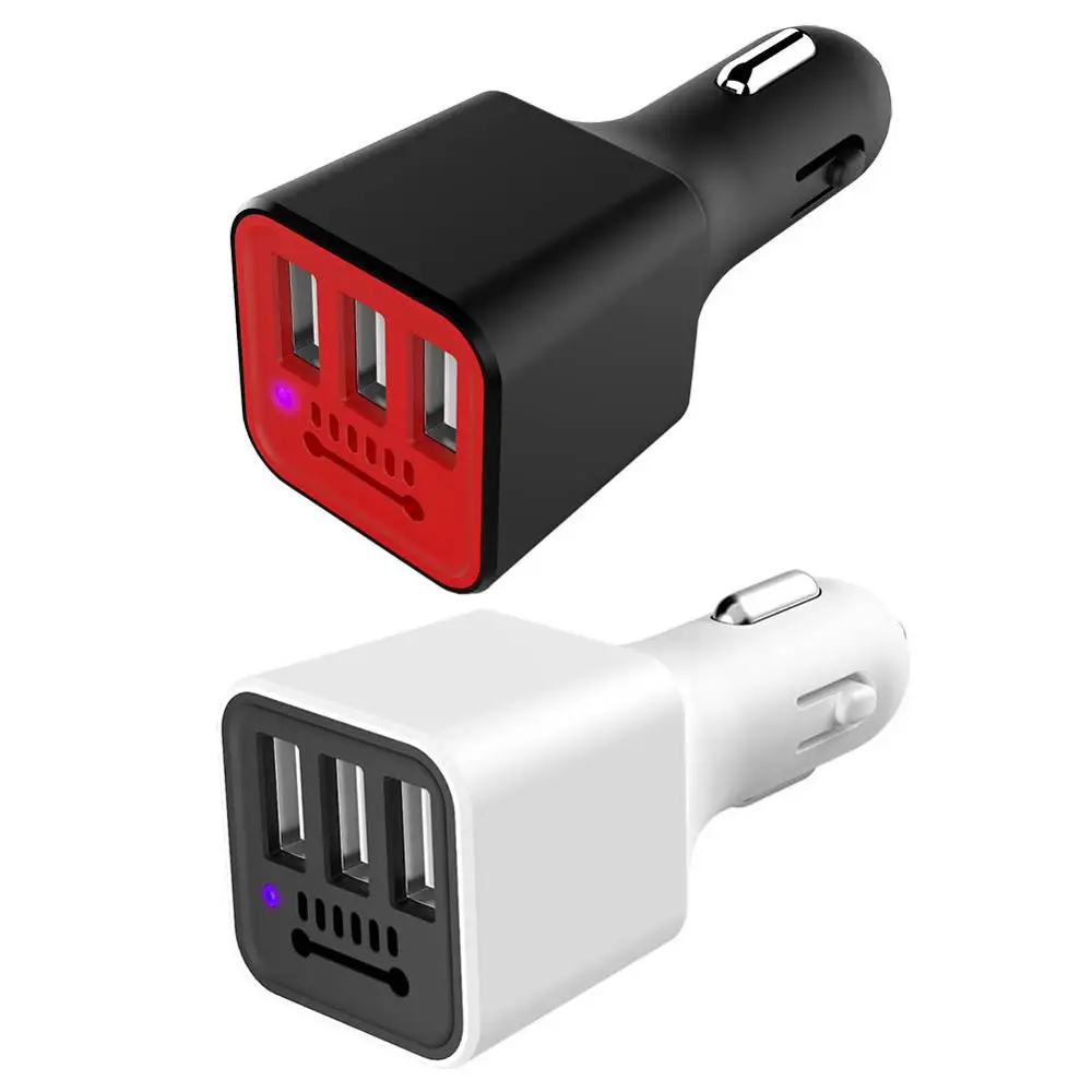 

Многофункциональное автомобильное зарядное устройство 3 USB порта отрицательных ионов очиститель воздуха, совместимо с iPhone и другими 3.1A очи...