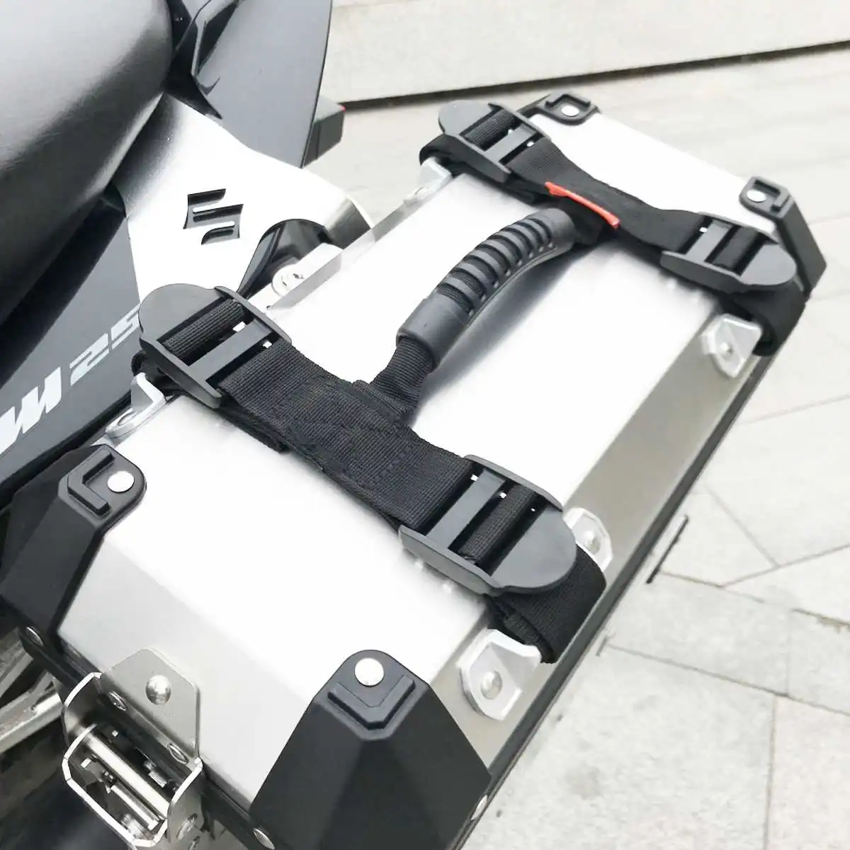 

Alloy Side Box Saddlebags Pannier Handle Rope Motorcycle Side Boxes Handle for BMW R1200GS LC ADV ADVENTURE F700GS F800GS