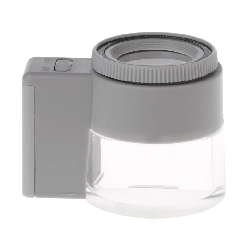 

8X Adjustable Stand Bright Magnifier Glass With LED Light Scale Magnifier Tool