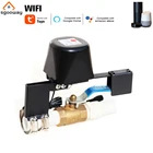Умный водяной клапан, газовый клапан для умного дома, контроллер отключения воды, работает с Alexa Google Home TuyaSmart Life App