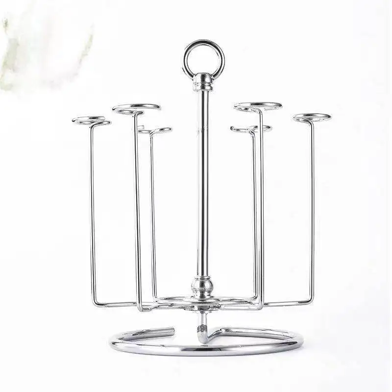 

Water Cup Holder Household Living Room Fashion Glass Draining Water Shelf Table Wine Cabinet Shelf Hand-held Upside Down Cup