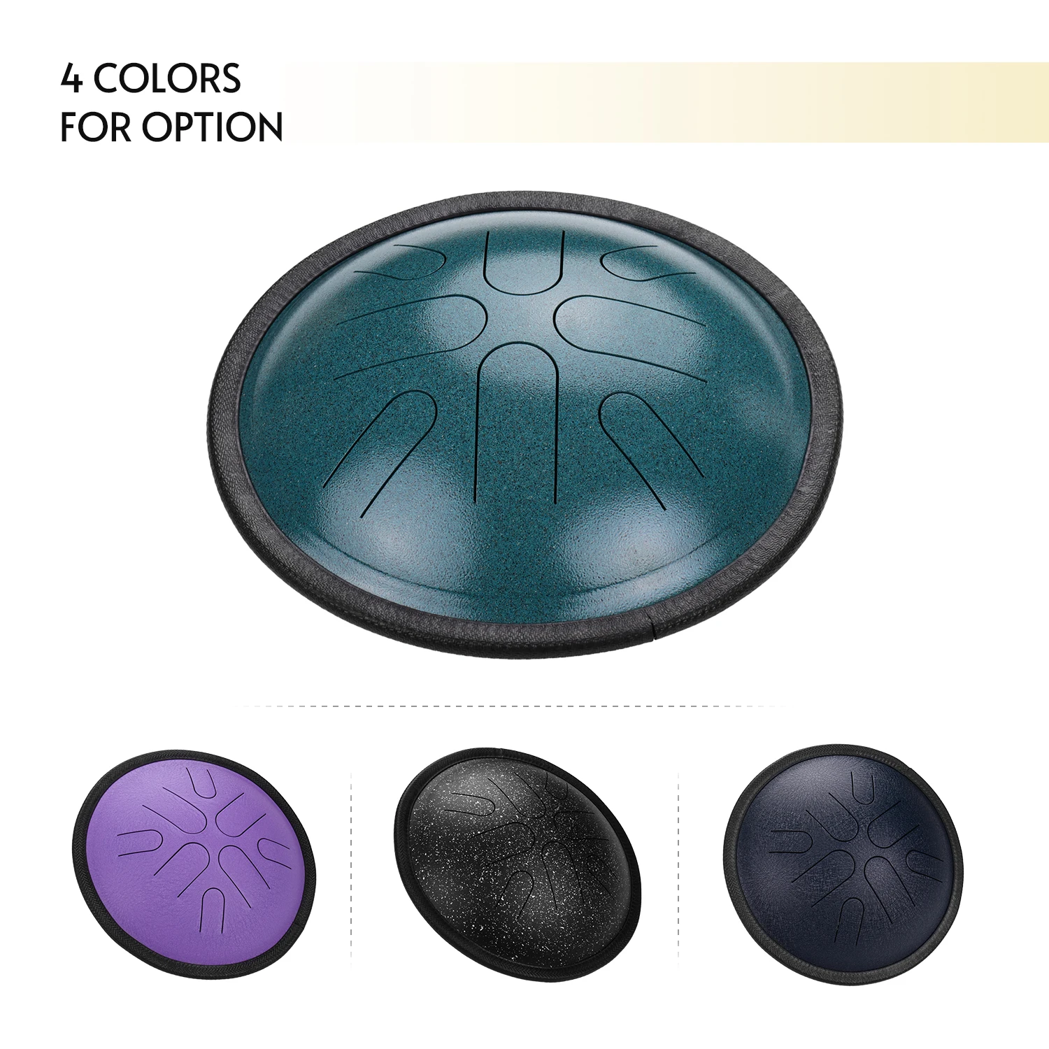 10 дюймов Сталь язык барабан 8 Примечания Handpan барабана для путешествий ударный