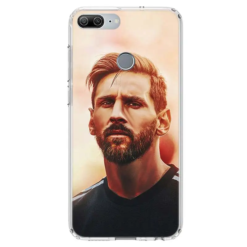 Месси крышка чехол для телефона для huawei Y9 Y5 Y6 Y7 Honor 8X 8A 8S 7A фотоаппаратов моментальной печати 7S 9 10 Lite 8A 10i 20S Coque чехол s