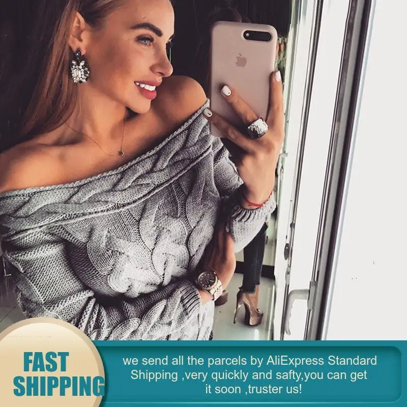 Цветной свитер с вырезом лодочкой розовый вырезами толстый вязаный большого