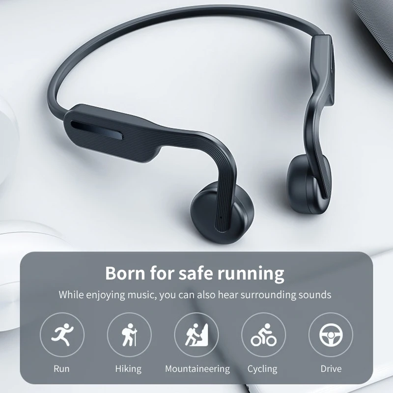

Bluetooth-наушники X4 с костной проводимостью, спортивные, для бега, водонепроницаемые, IPX5, беспроводные Bluetooth-наушники, 2021